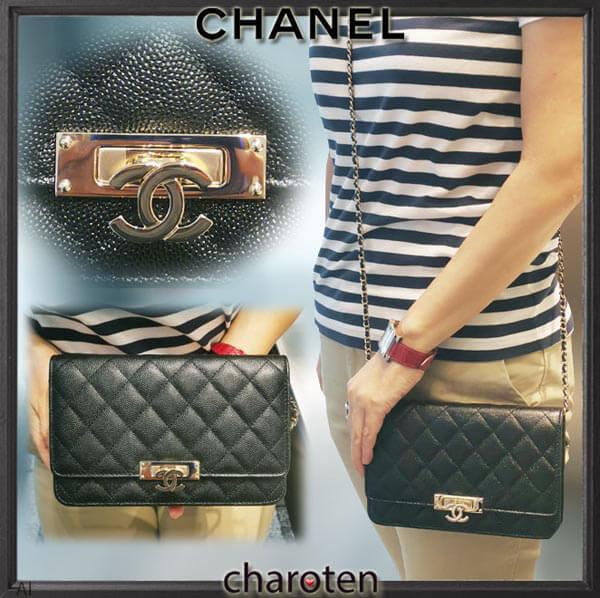 2020最新 シャネル偽物 CHANEL 留め具のCCがエレ女なWOC 20011347